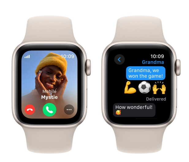 Apple Watch SE 2 40/Starlight Aluminum/Starlight SportBand S/M LTE - 1180683 - zdjęcie 4